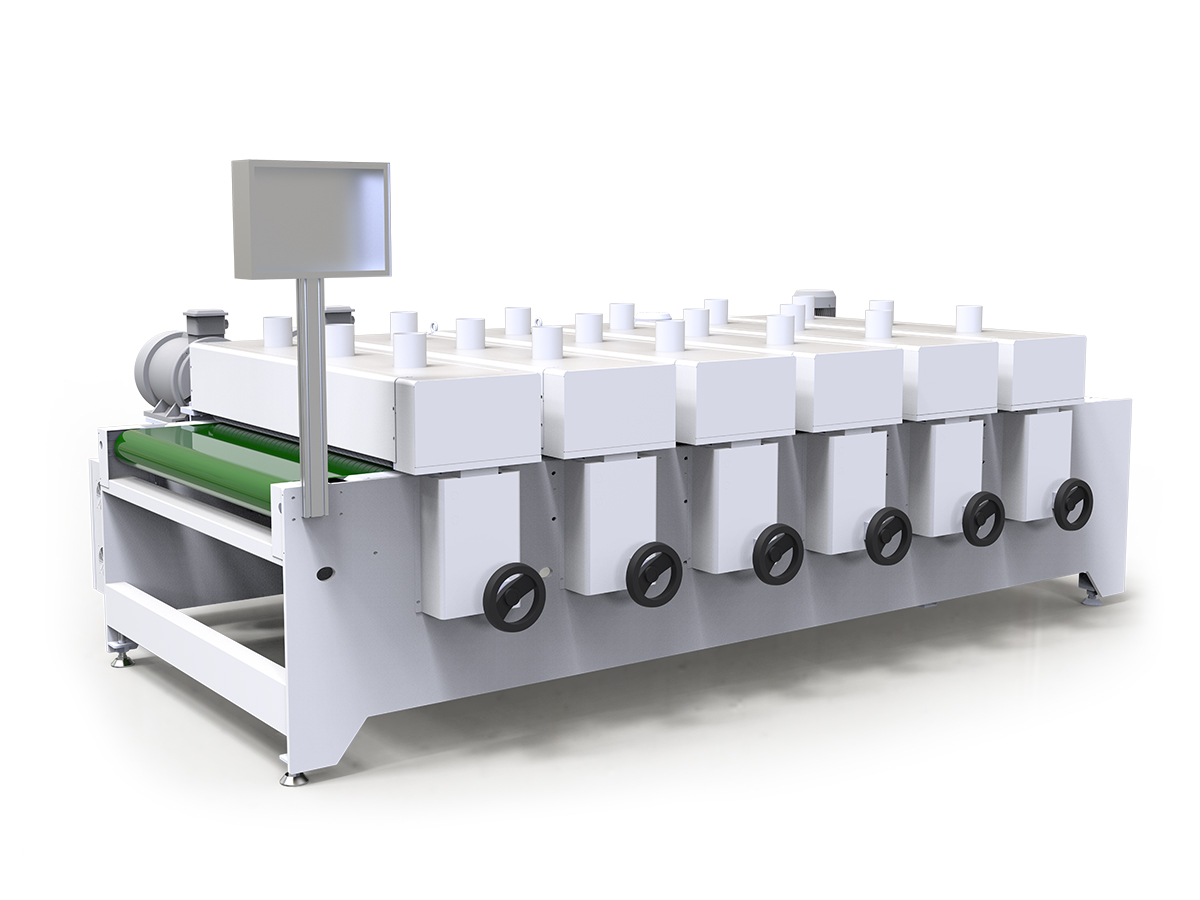 Sechsachsige Drahtziehmaschine
